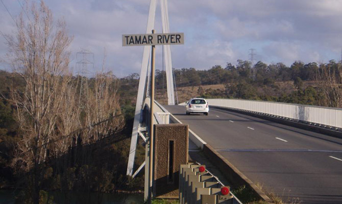 Tamar River Batman Bridge